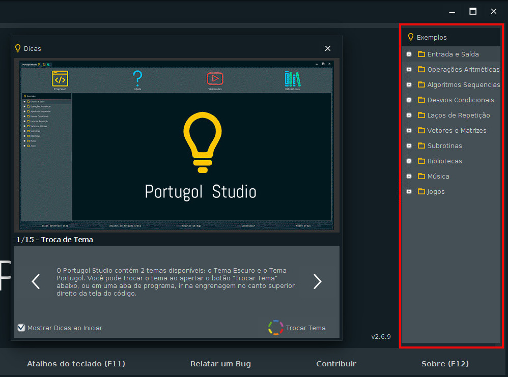 Algoritmo e Lógica de programação com Portugol Studio